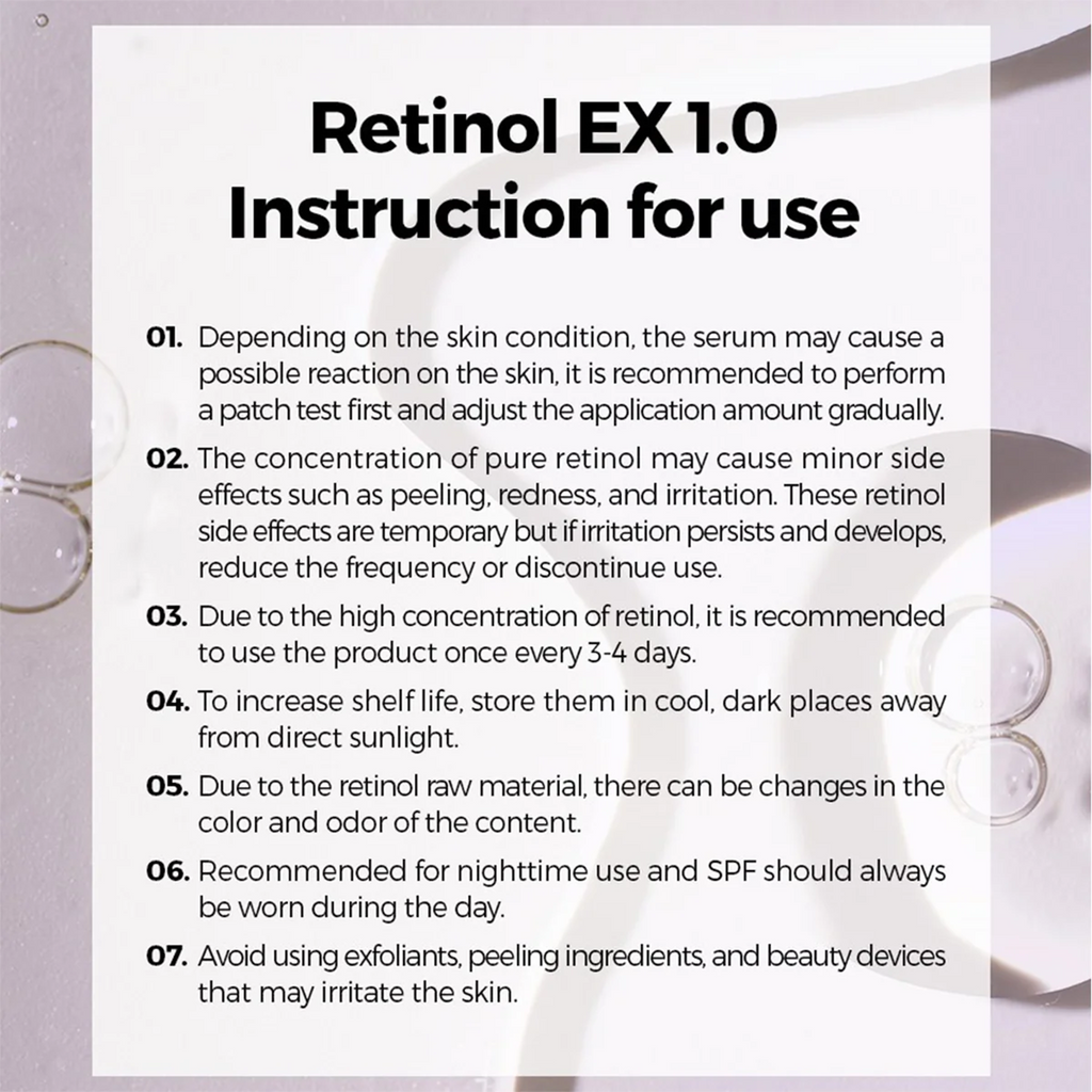 Isntree Hyper Retinol EX 1.0 Serum - 20ml. Well-aging serum with Retinol EX 1% for youthful radiance. 