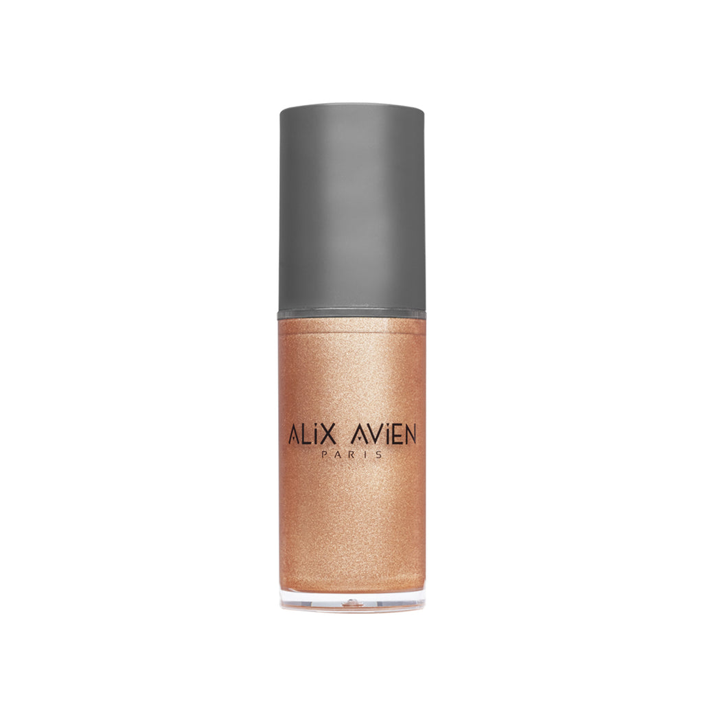 Alix Avien Addictive Glow Liquid Highlighter Face & Body- BRIGHT GOLD