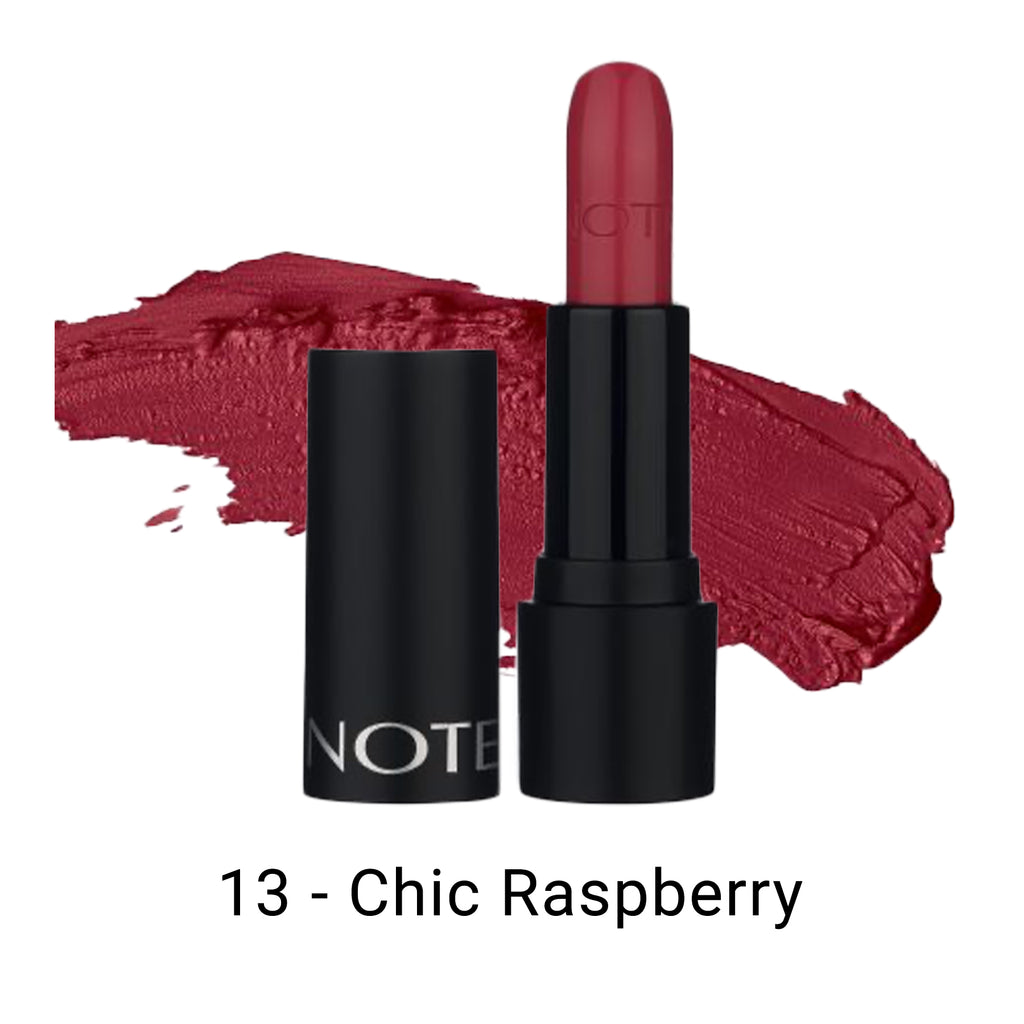 Note Cosmetics Long Wearing Lipstick Chic Raspberry