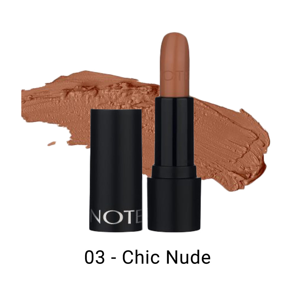 Note Cosmetics Long Wearing Lipstick Chic Nude 