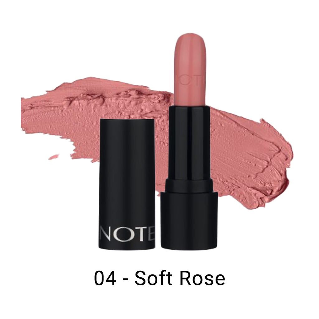 Note Cosmetics Long Wearing Lipstick Soft Rose 