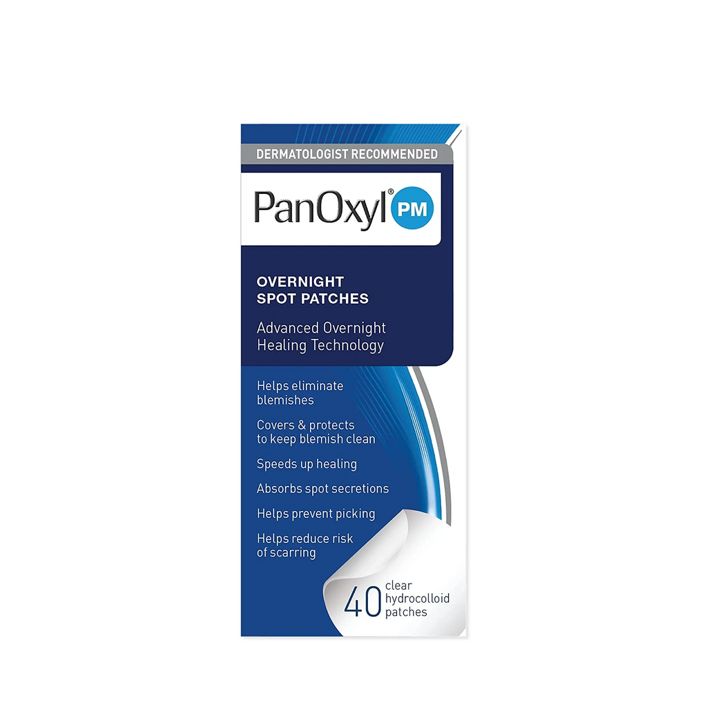 PanOxyl Overnight Spot Patches 40 Clear Patches - Acne Patches: Hydrocolloid patches 