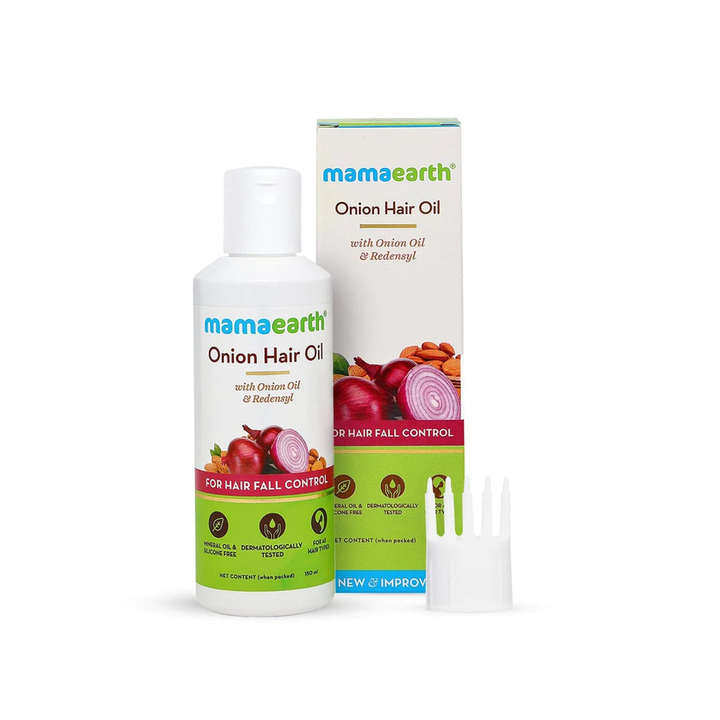 Mamaearth Onion Hair Oil with Oil Applicator