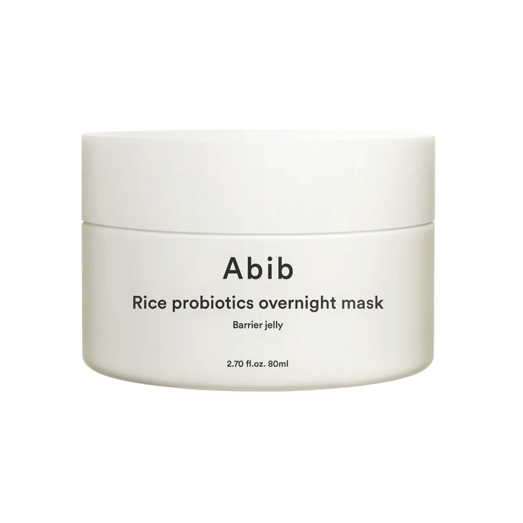 The product of Abib Rice Probiotics Overnight Mask Barrier Jelly 
