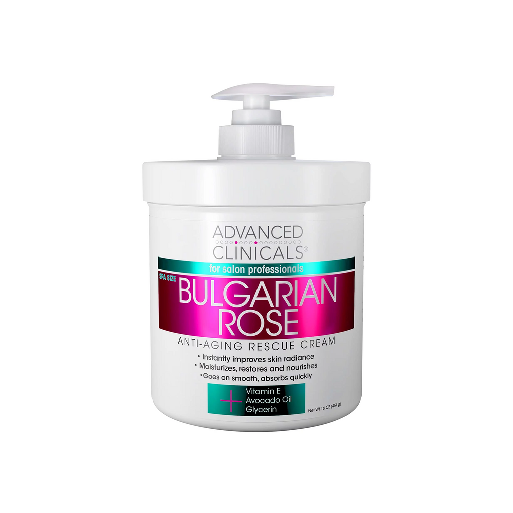 The Product of Advanced Clinicals Bulgarian Rose Anti Aging Rescue Cream