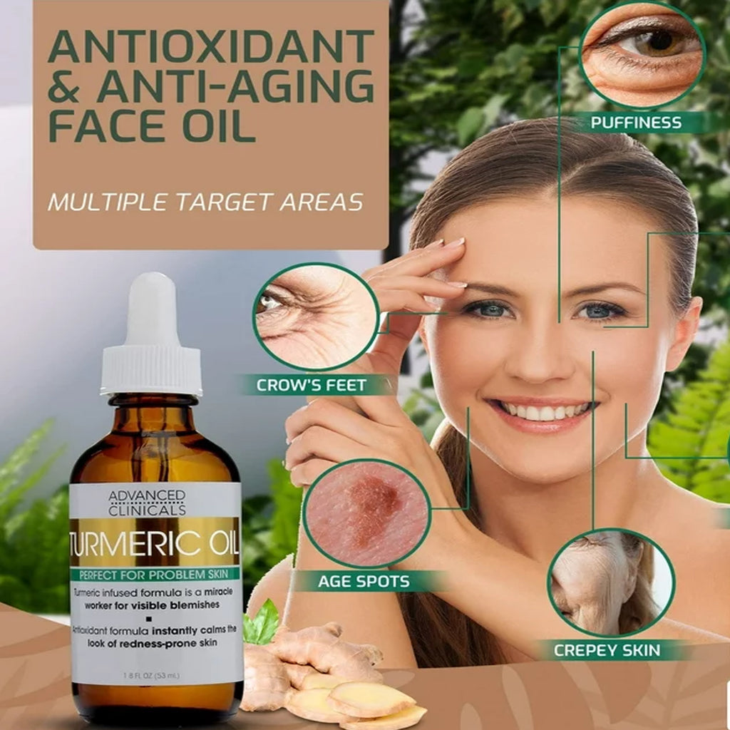 The Advantages of Advanced Clinicals Turmeric Face Oil