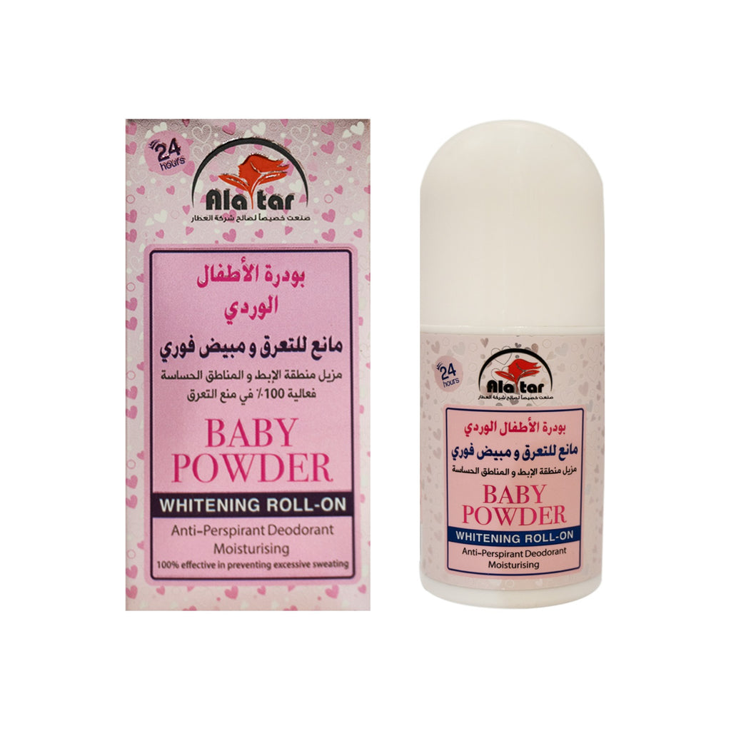 The product of Ala Tar Baby Powder Anti-Prespirant Deodrant Moisturising Whitening Roll On