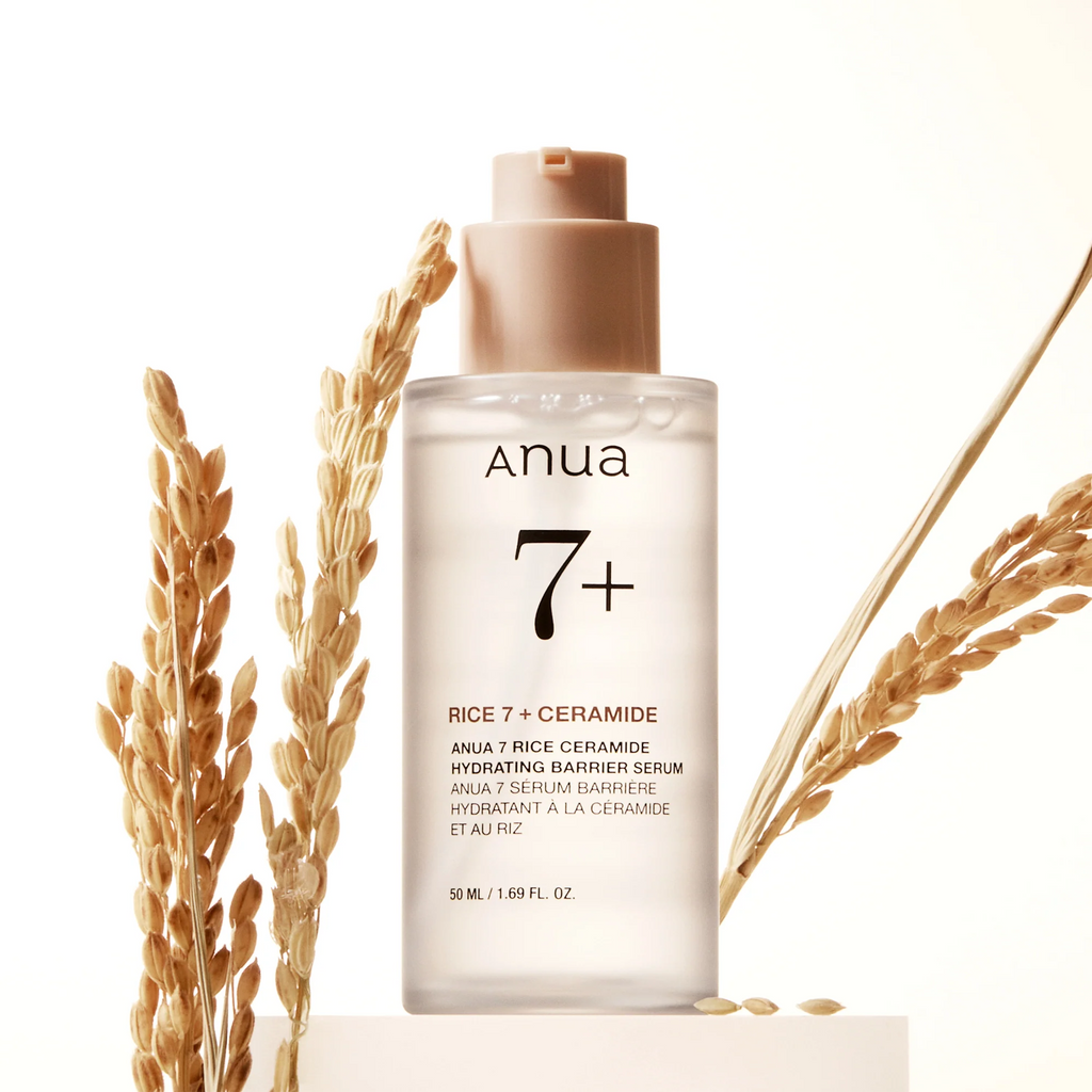 Anua 7 Rice Ceramide Hydrating Barrier Serum available on Qasr Jamal Store