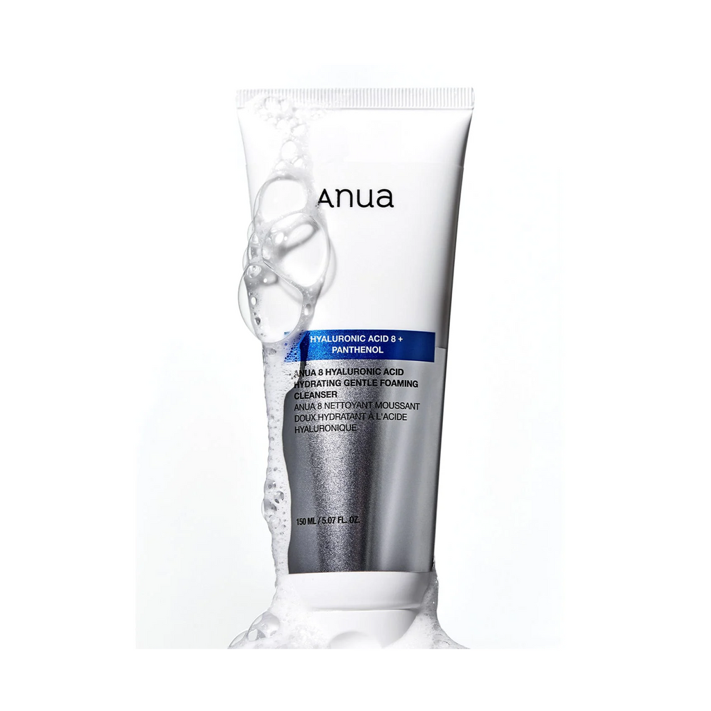The product of Anua 8 Hyaluronic Acid Hydrating Gentle Foaming Cleanser