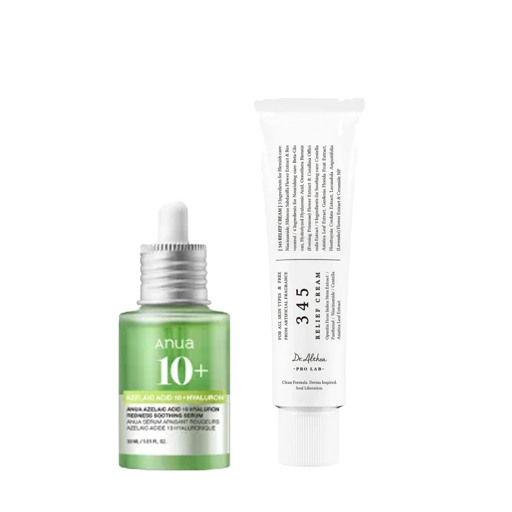 The product of Anua Azelaic Acid Serum + Dr. Althea 345 Relief Cream Bundle