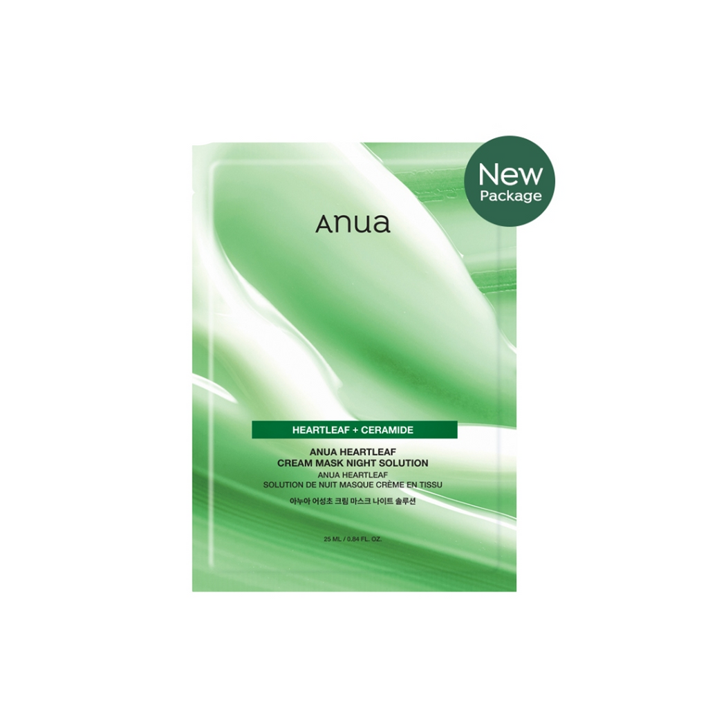 The product of Anua Heartleaf Cream Mask Night Solution 