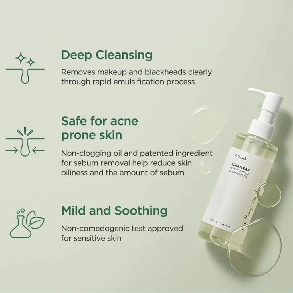 The Key Benefits of Anua Heartleaf Pore Control Cleansing Oil