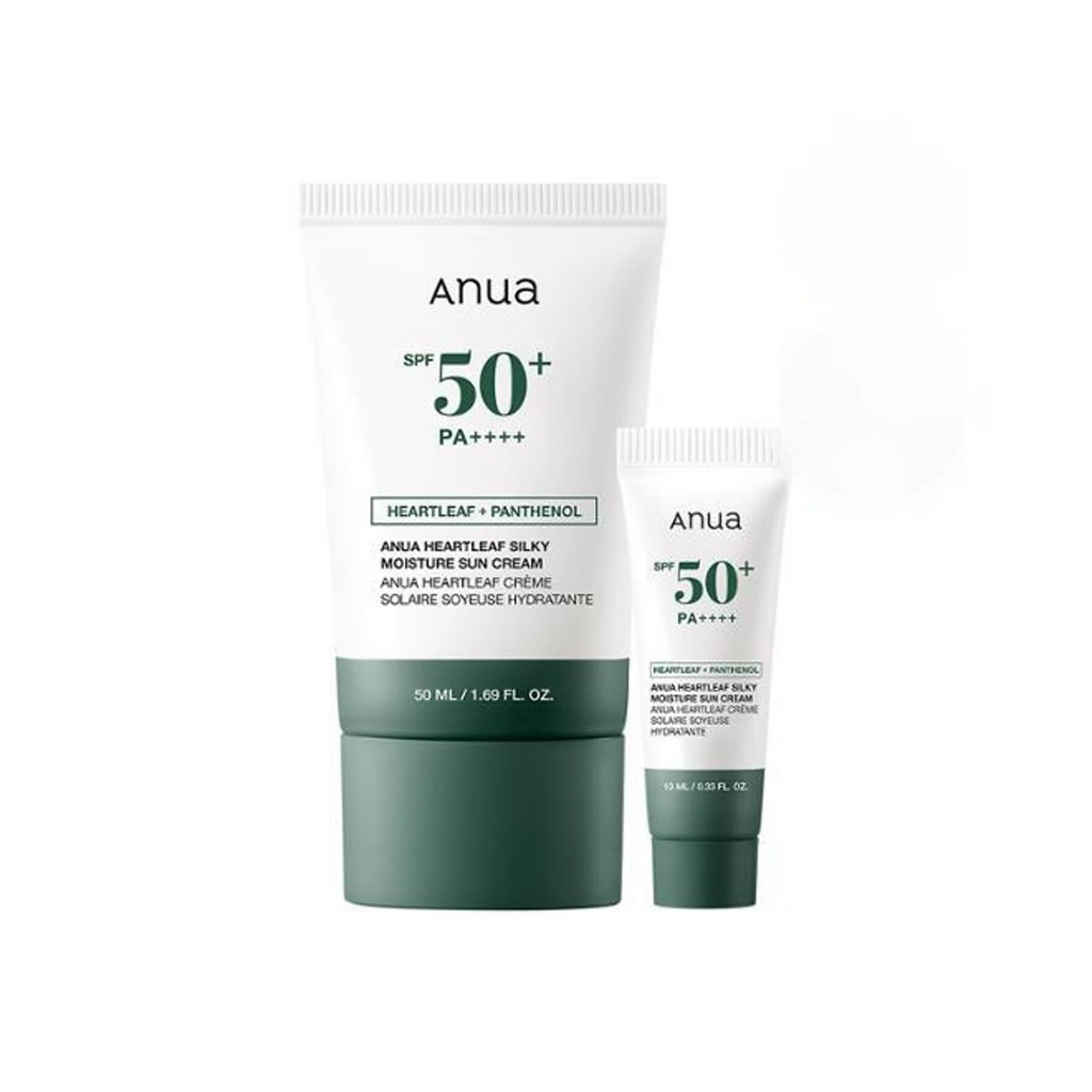 The product of Anua Heartleaf Silky Moisture Sun Cream