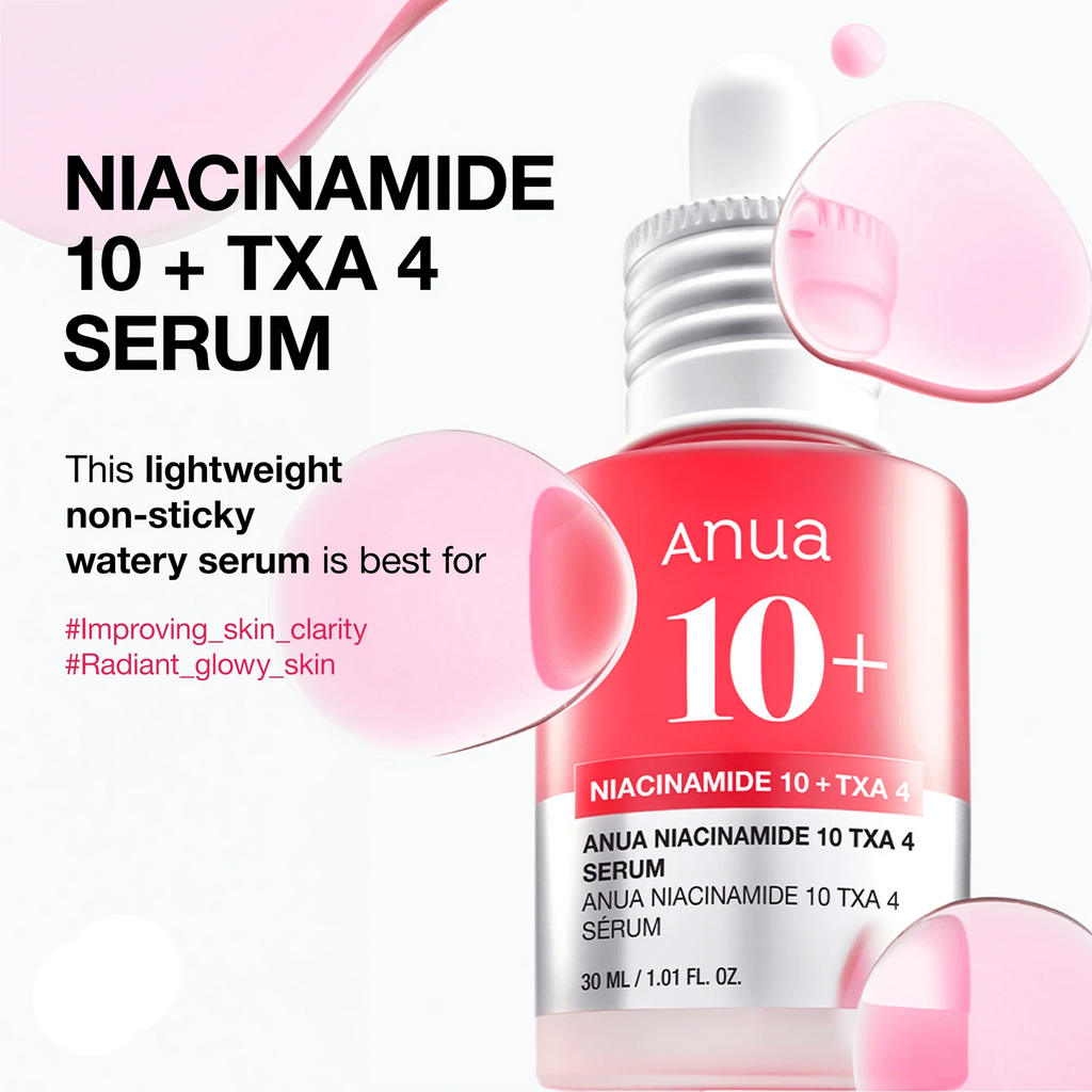 Key Benefits of Anua Niacinamide 10 + TXA 4 Serum