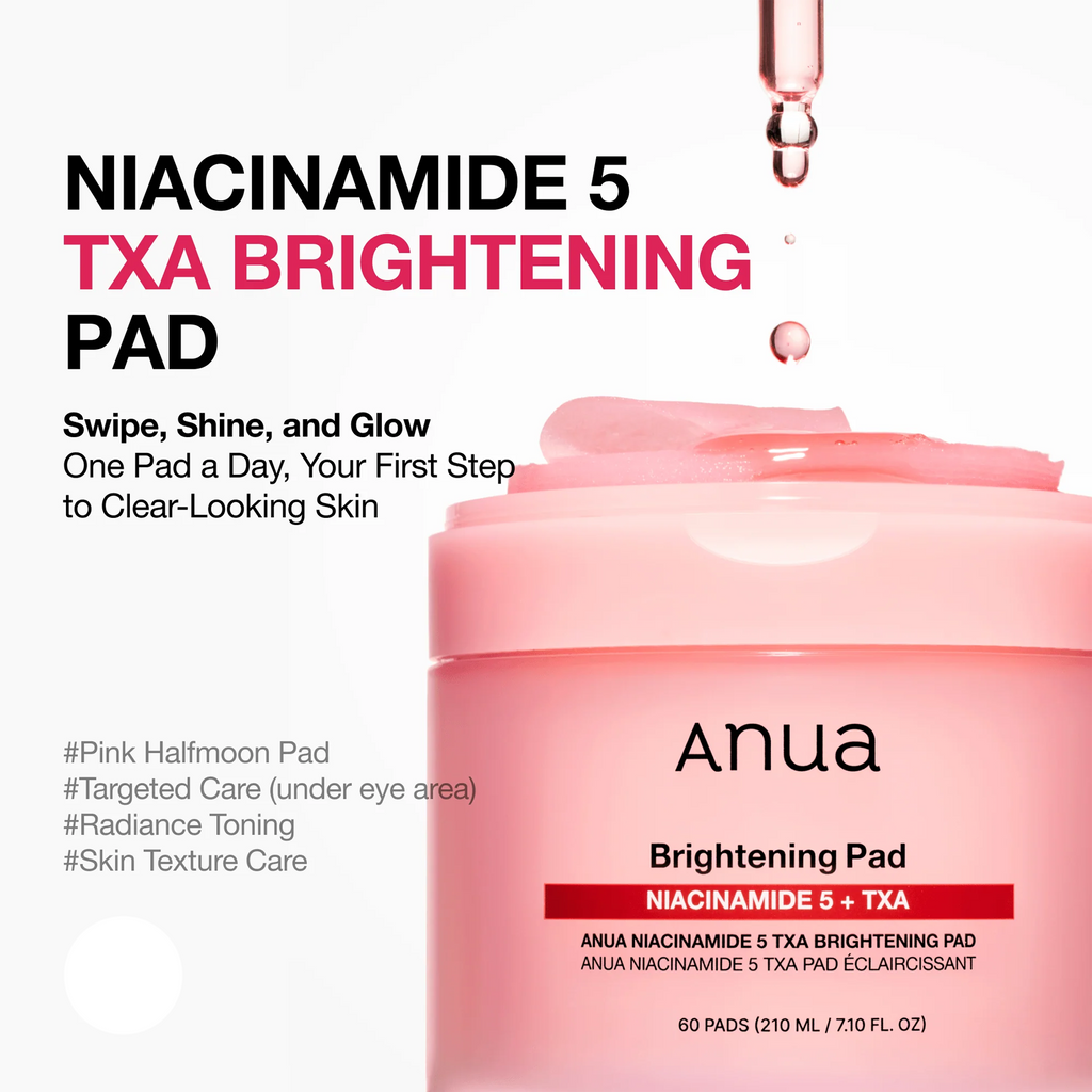 Advantages of using Anua Niacinamide 5 TXA Brightening Pad