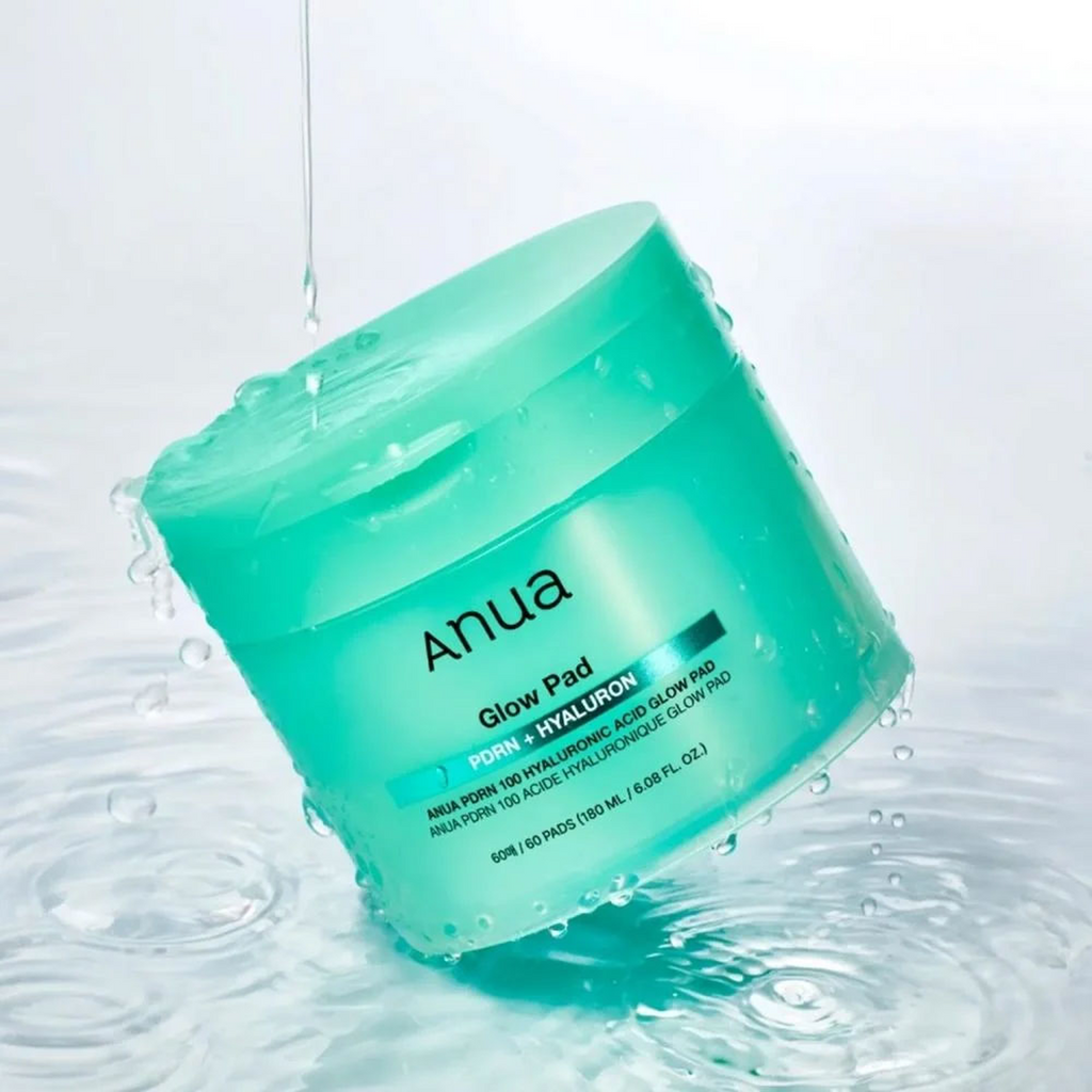 Anua PDRN 100 Hyaluronic Acid Glow Pad available on Qasr Jamal Store