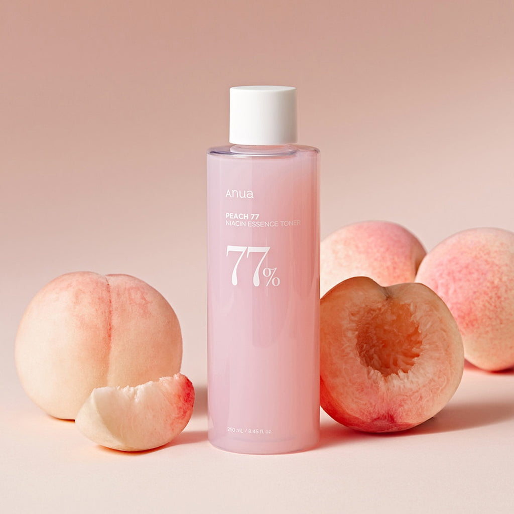 Anua Peach 77 Niacin Essence Toner infused with peach