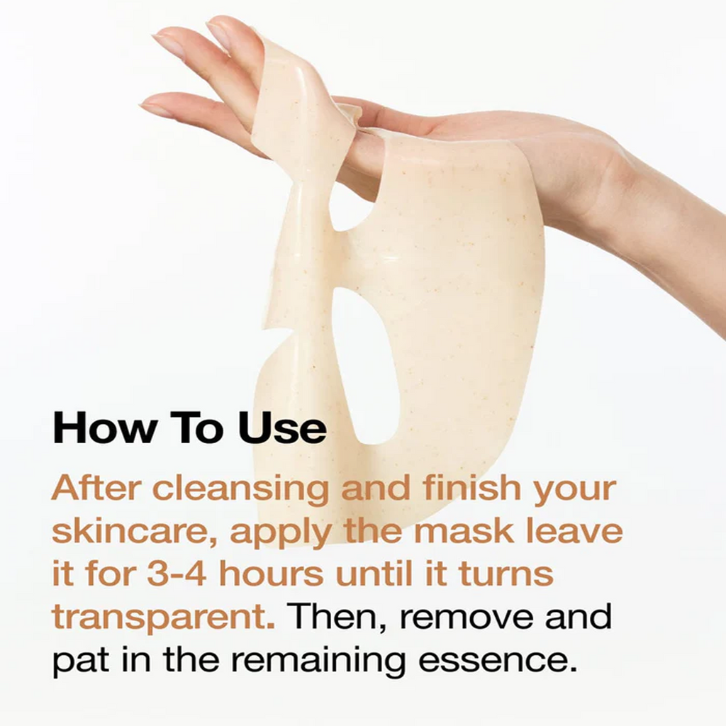How to use a Anua Rice 70+ Ceramide Glow Collagen Mask