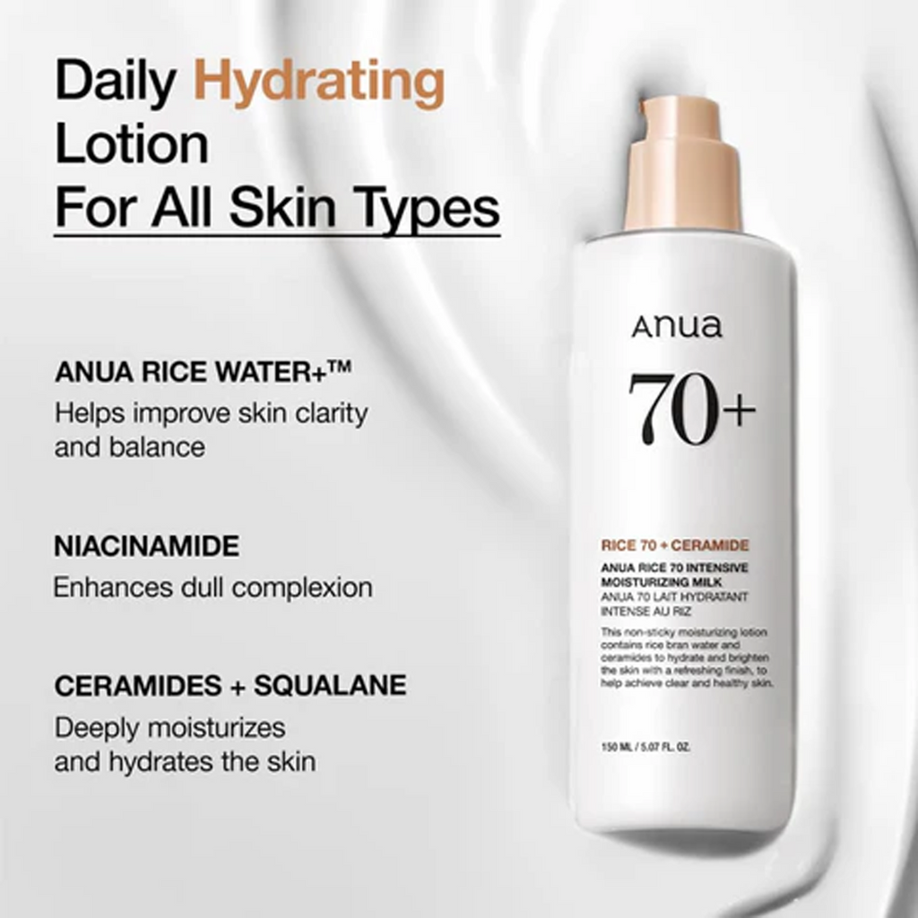 The Key Benefits of Anua Rice 70 Ceramide Intensive Moisturizing Milk