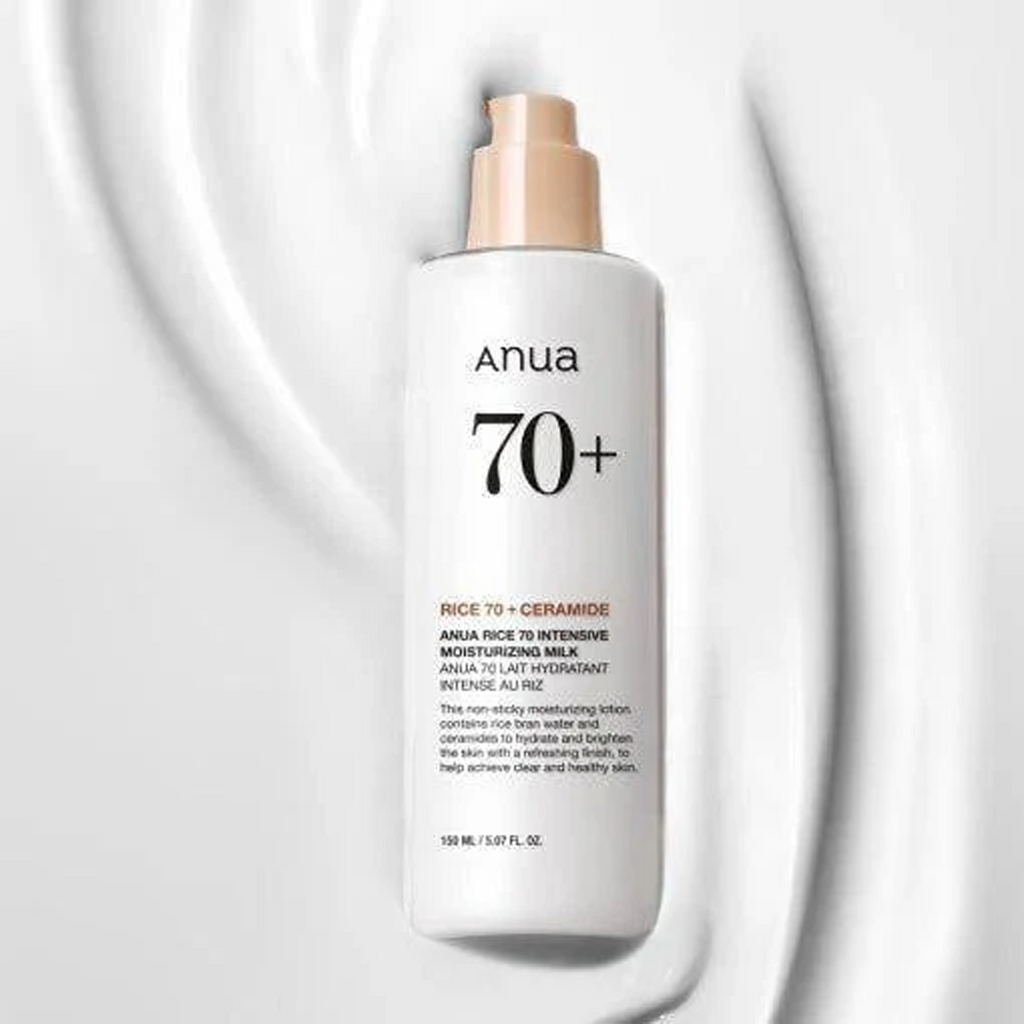 Anua Rice 70 Ceramide Intensive Moisturizing Milk available on Qasr Jamal Store