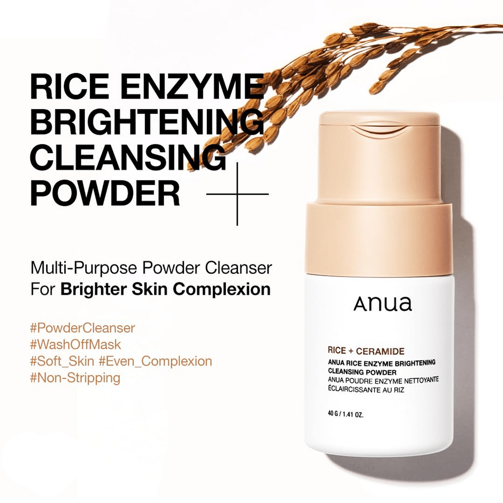 The Key Benefits of Anua Rice Enzyme Brightening Cleansing Powder