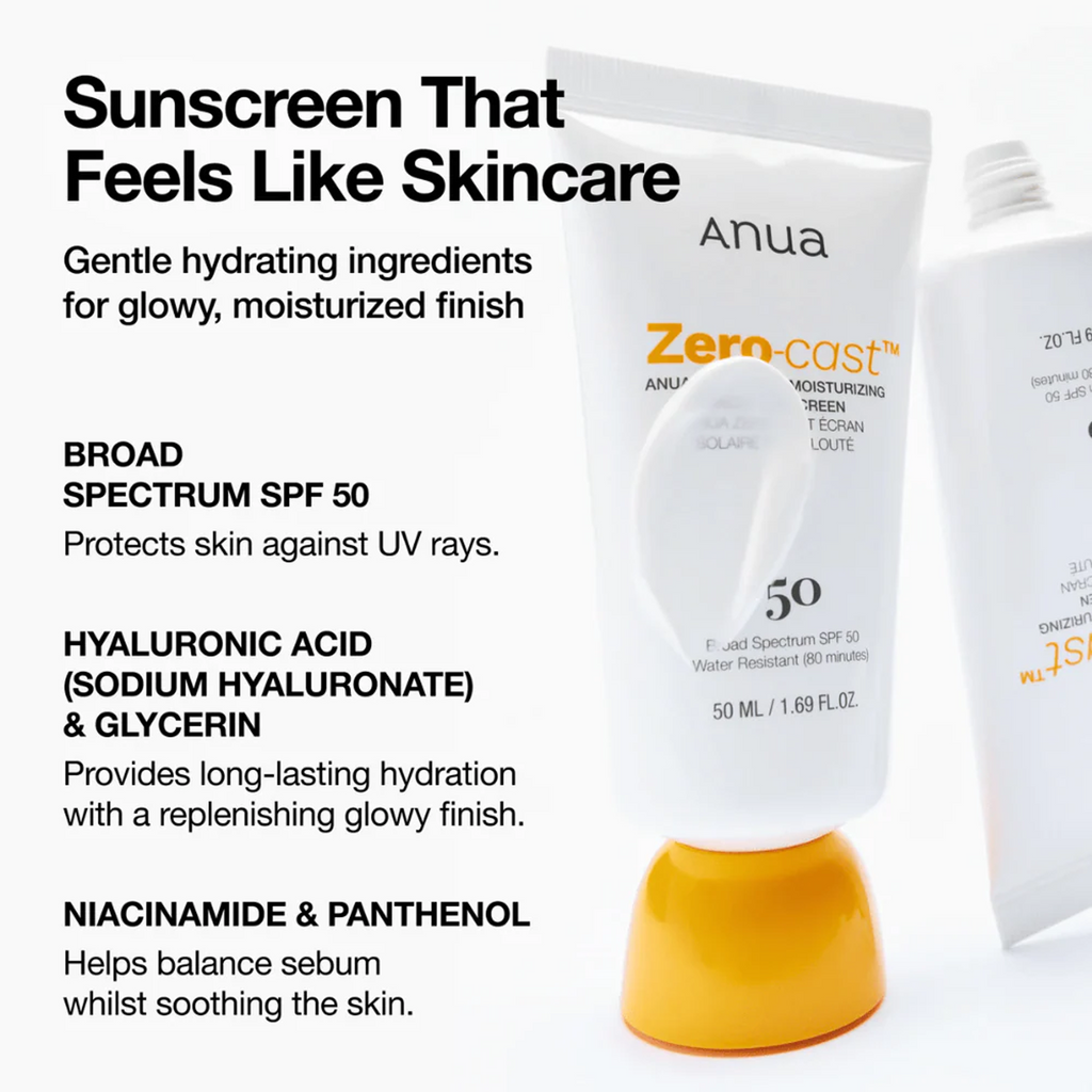 The Key Benefits of Anua Zero Cast Moisturizing Finish Sunscreen SPF 50