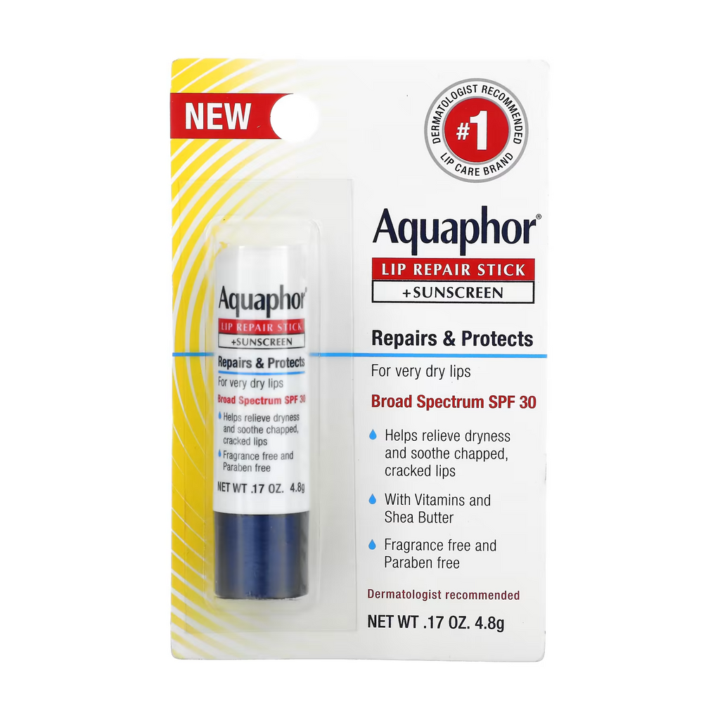 Aquaphor Lip Repair Stick + Sunscreen - 4.8g