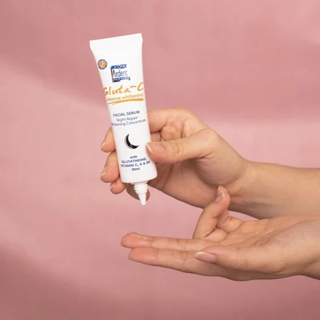 Ardent Gluta-C Facial Serum Night Repair Whitening Concentrate available on Qasr Jamal Store