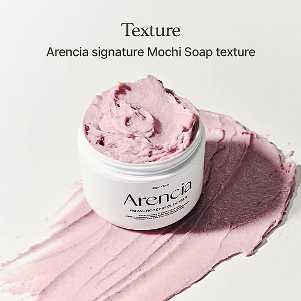 Key Benefits of Arencia Fresh Rosehip Rice Mochi Cleanser