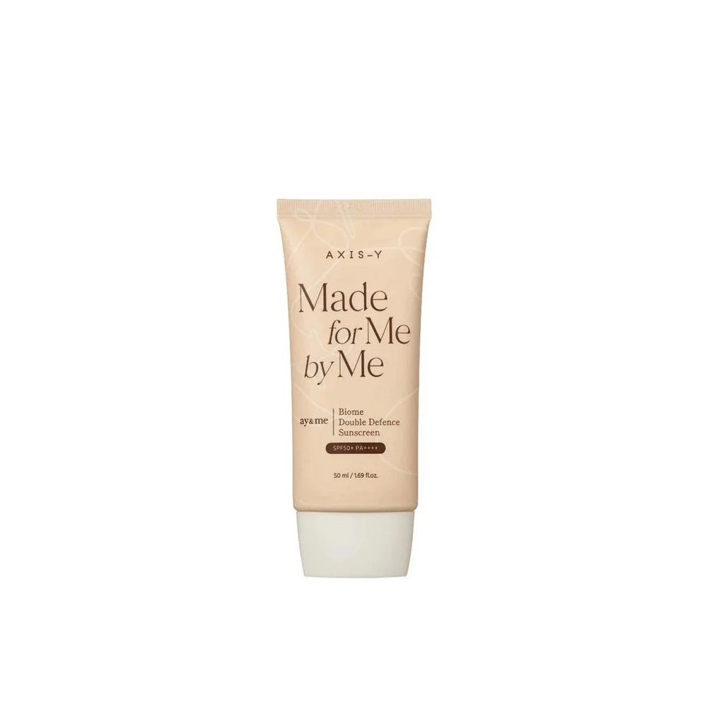 The product of Axis-Y Biome Double Defense Sunscreen SPF50