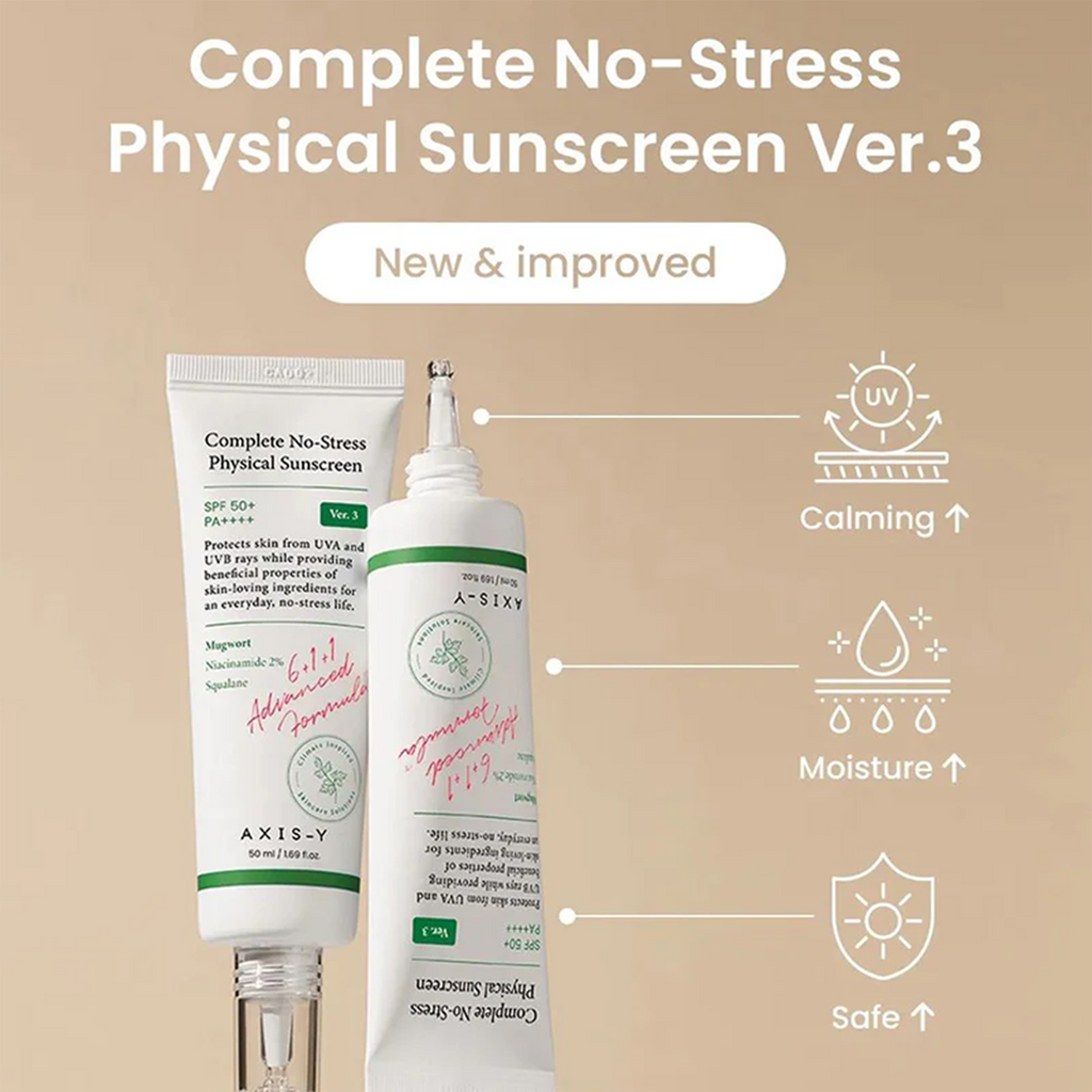 Way to use a Axis-Y Complete No-Stress Physical Sunscreen