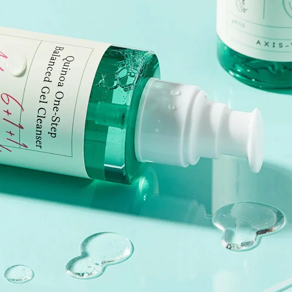 Axis-Y Quinoa One-Step Balanced Gel Cleanser available on Qasr Jamal Store