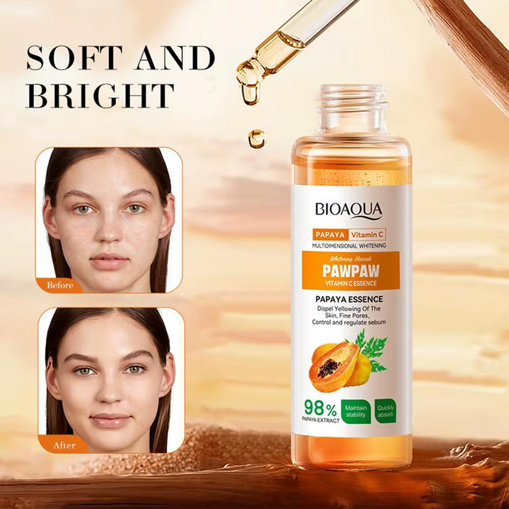 BIOAQUA PAWPAW Vitamin C Essence available on Qasr Jamal Store