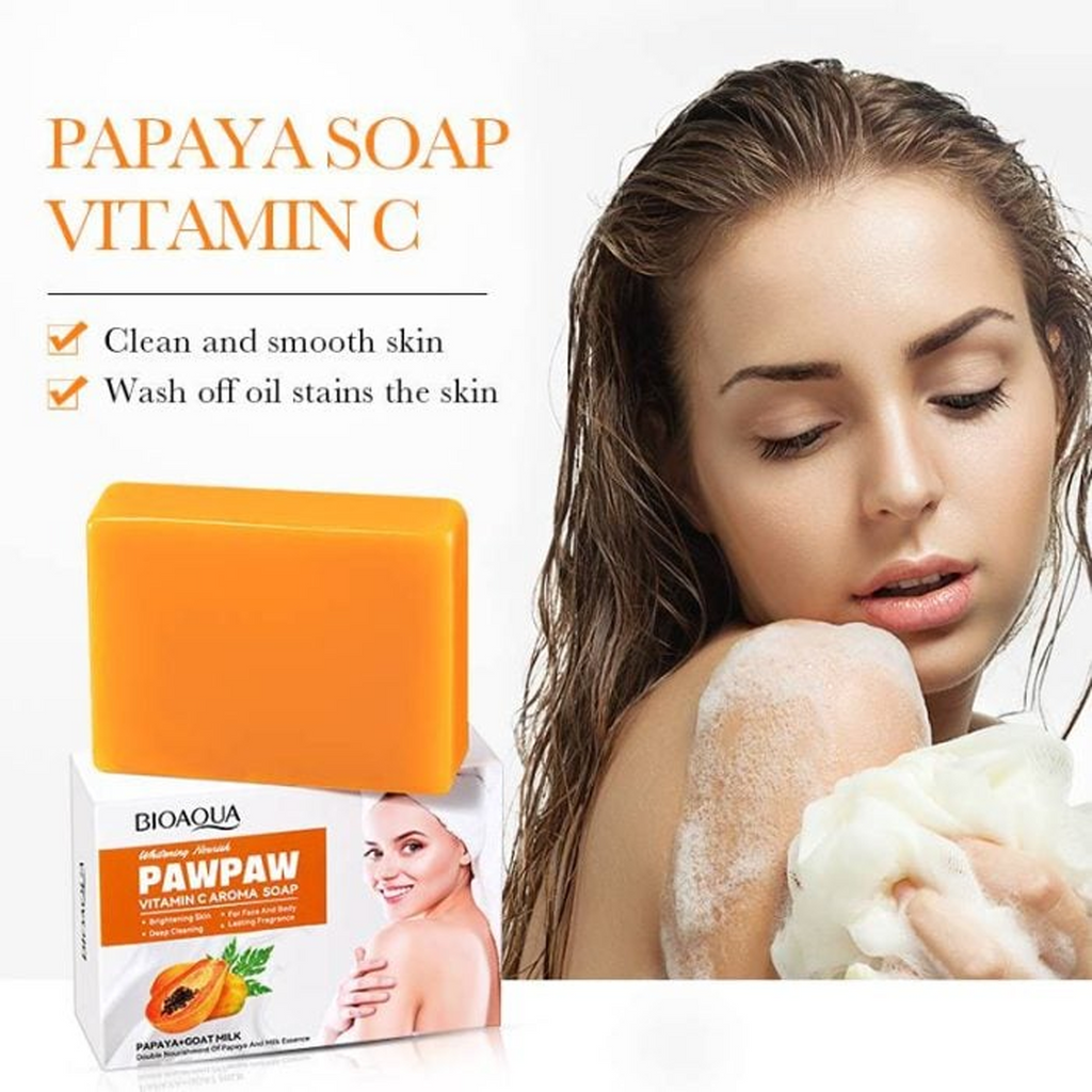 Advantage of BIOAQUA PAWPAW Vitamin C Papaya Goat Milk Aroma Soap