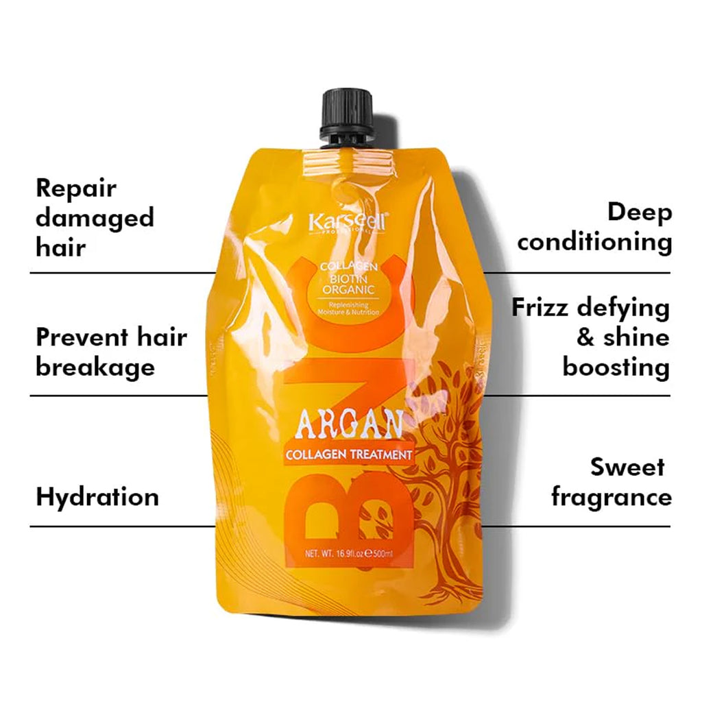 Karseell BNC Biotin and Argan  Collagen Hair Treatment - 500 ml