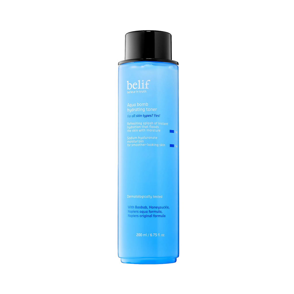 The product of Belif Aqua Bomb Hydrating Toner 
