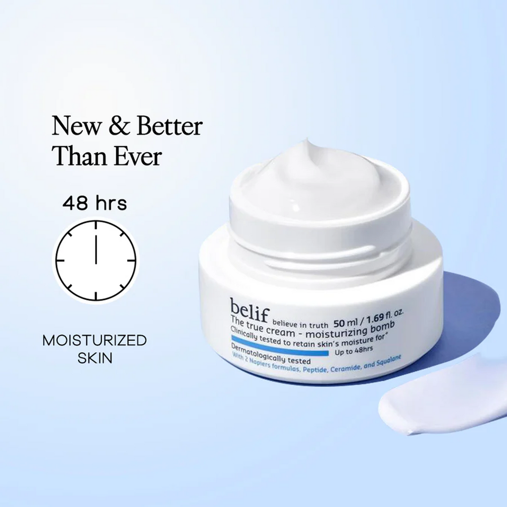 Advantages of using Belif The True Cream Moisturizing Bomb