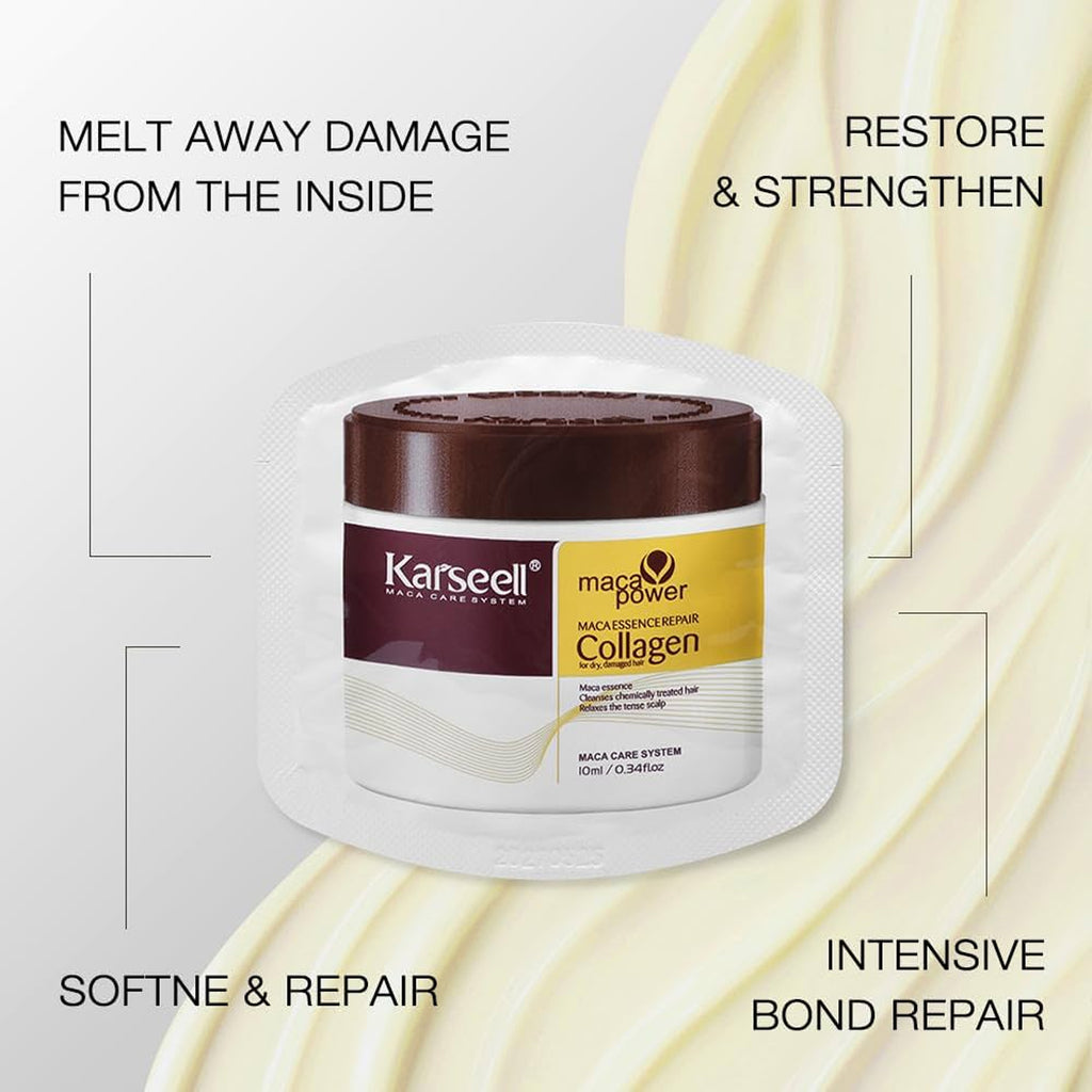 Karseell Maca Essence Repair Collagen Hair Mask- Key Benefits