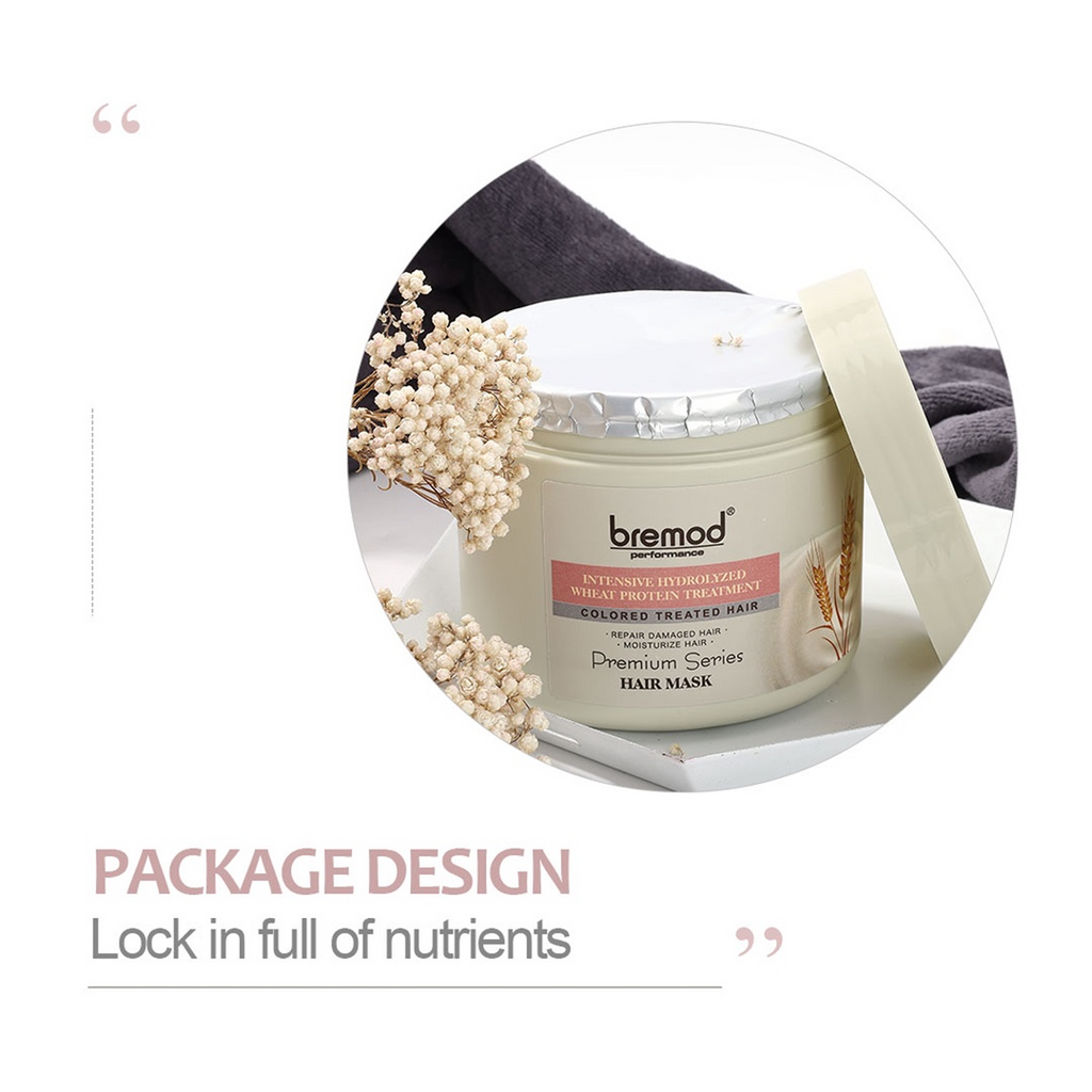 Key Benefits of Bremod Intensive Hydrolyzed Wheat Protein Hair Mask