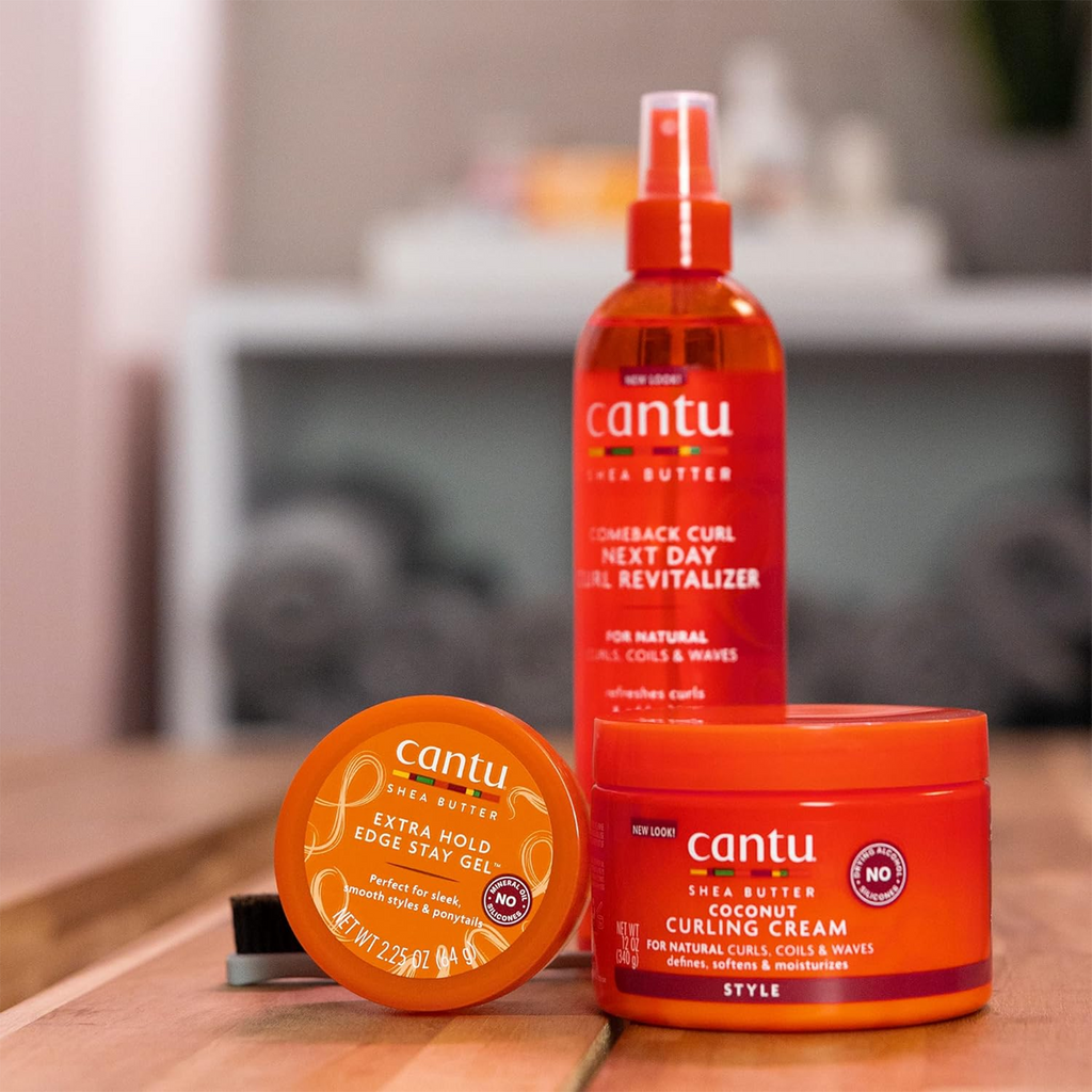 Cantu Shea Butter Extra Hold Edge Stay Gel - 64g