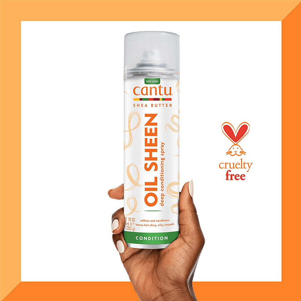 Cantu Shea Butter Oil Sheen Deep Conditioning Spray available on Qasr Jamal Store