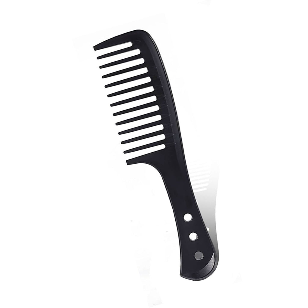 The product of Carbon Antistatic Wide Tooth Black Combs