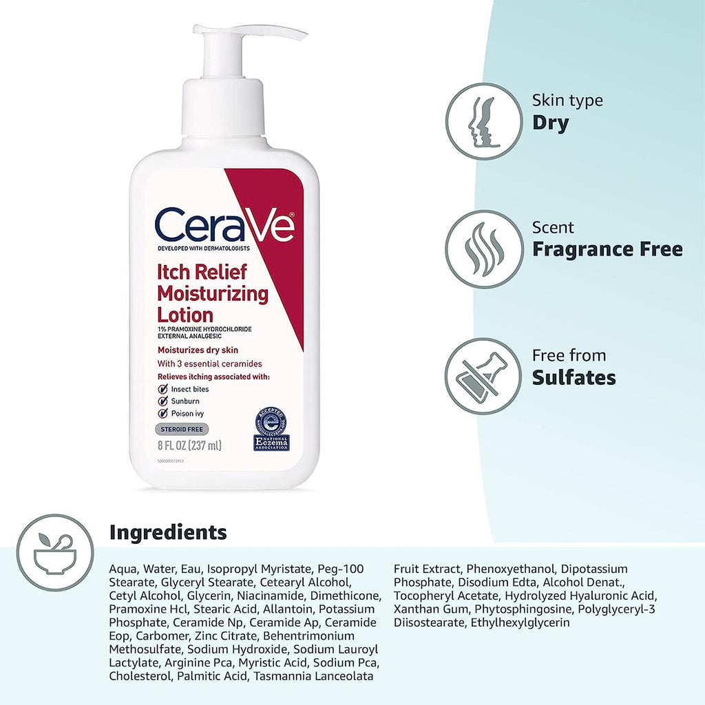 CeraVe Itch Relief Moisturizing Lotion - 237ml