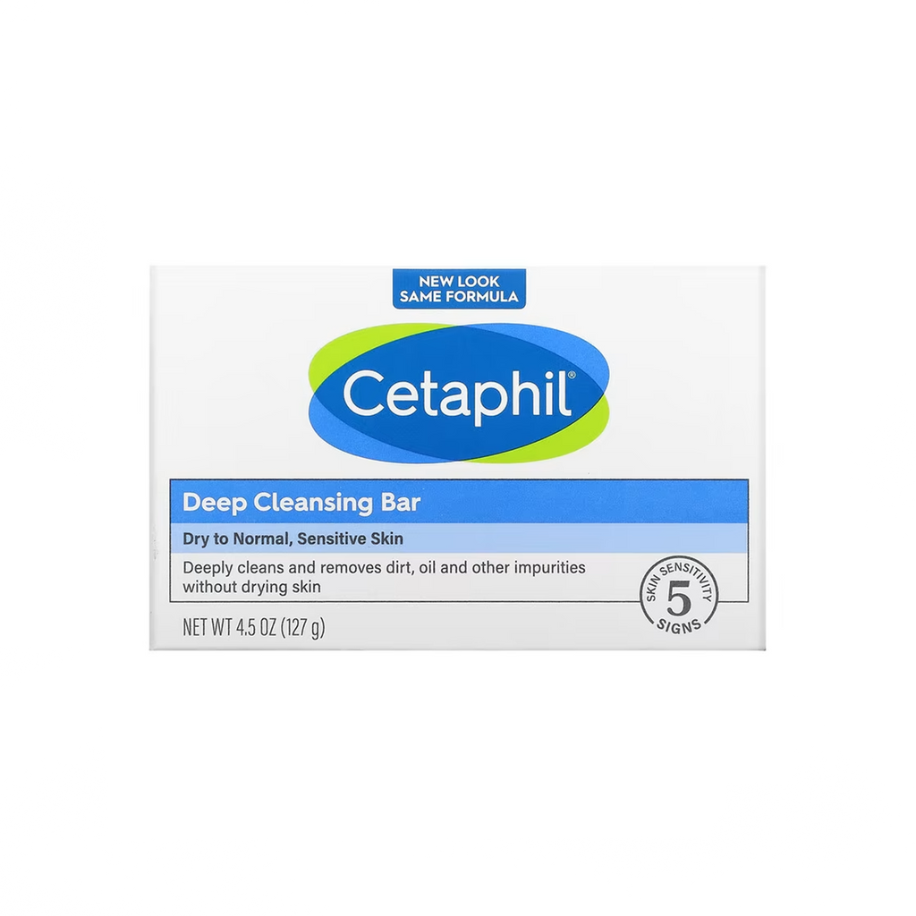 Cetaphil Deep Cleansing Bar 127 gm - Dry to Normal , Sensitive Skin