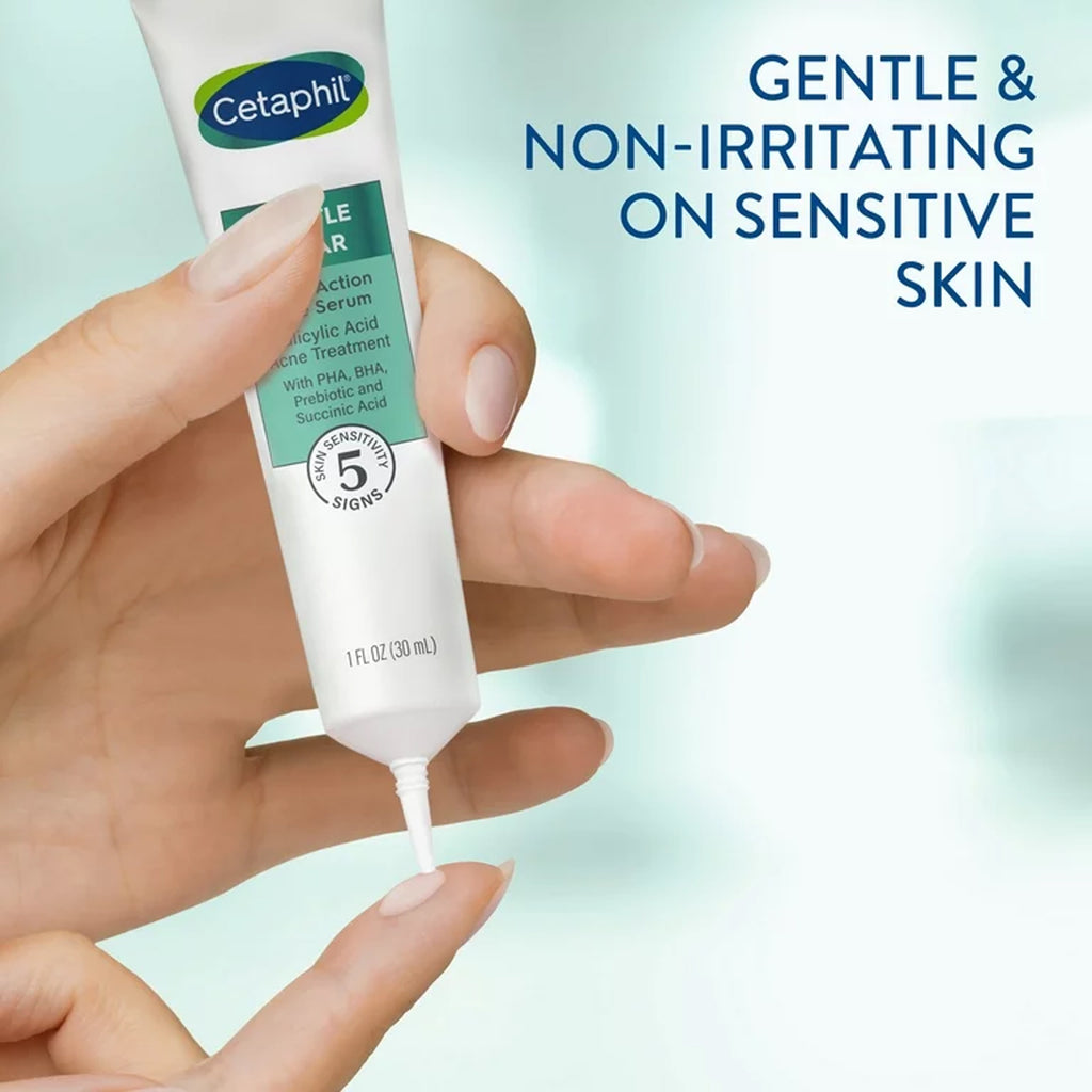 Cetaphil Gentle Clear Triple-Action Acne Treatment Serum is good for sensitive skin