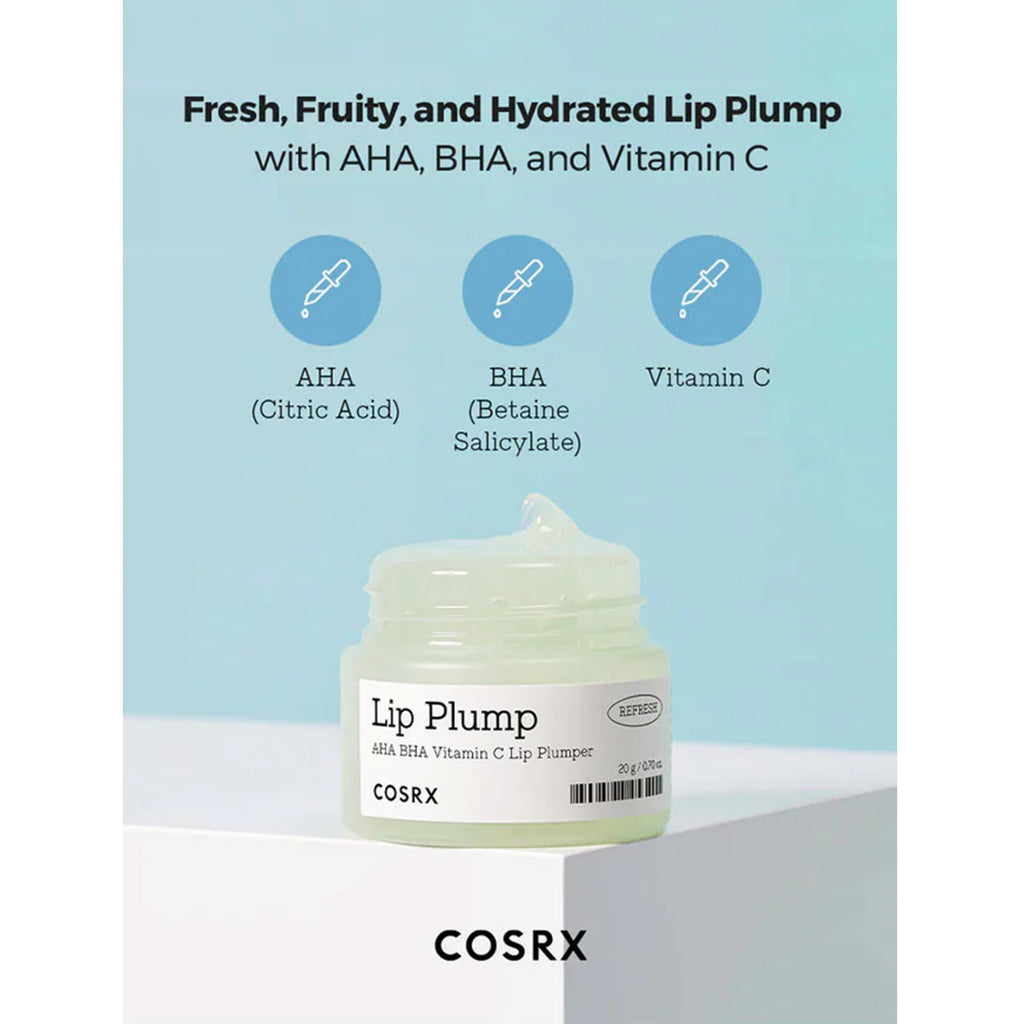 Key Benefits of Cosrx Lip Plump AHA BHA Vitamin C Lip Plumper