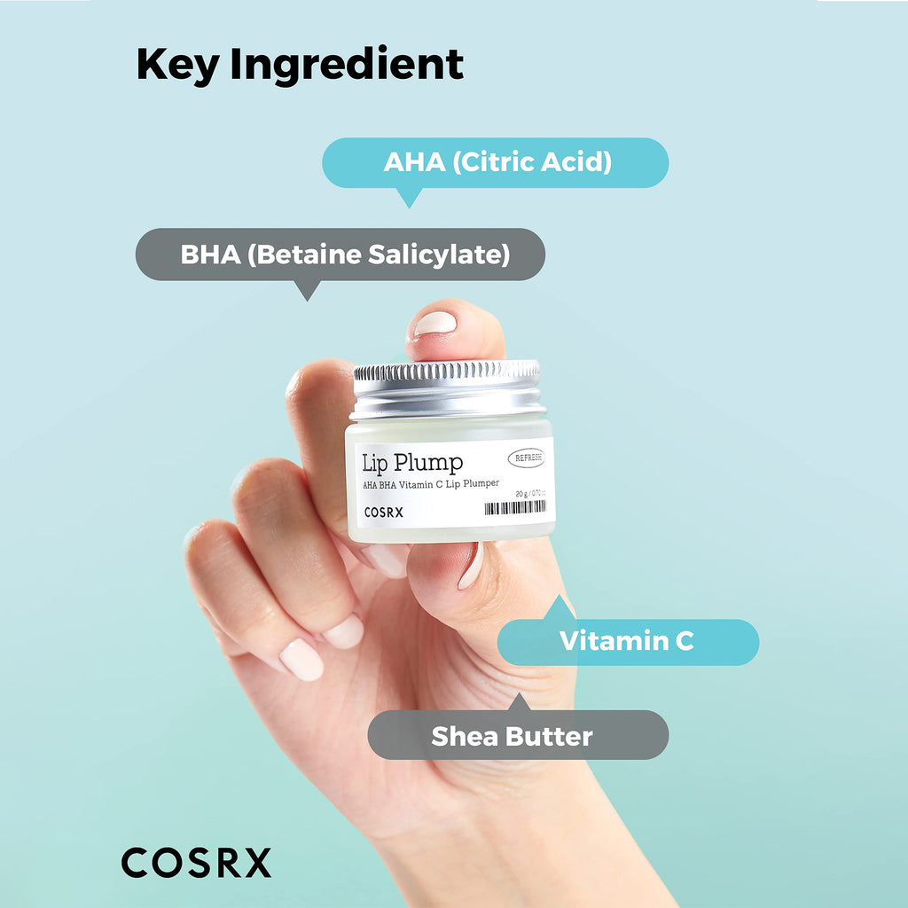 Key Ingredients of Cosrx Lip Plump AHA BHA Vitamin C Lip Plumper