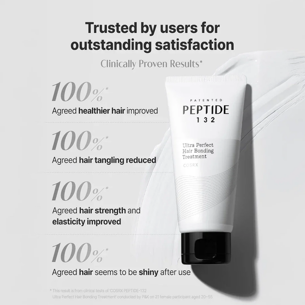 Key Benefits of Cosrx Peptide 132 Ultra Perfect Hair Bonding Treatment 