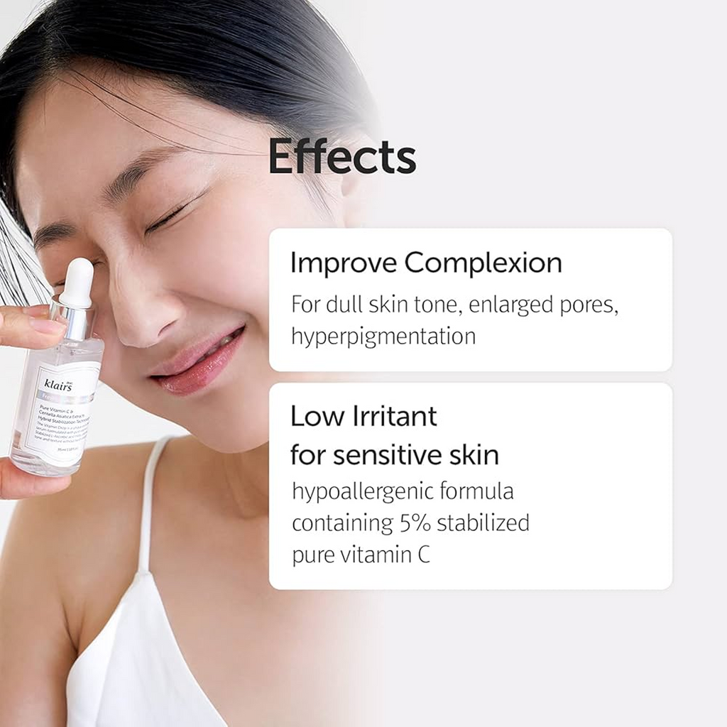 Key Benefits of Dear, Klairs Freshly Juiced Vitamin Drop