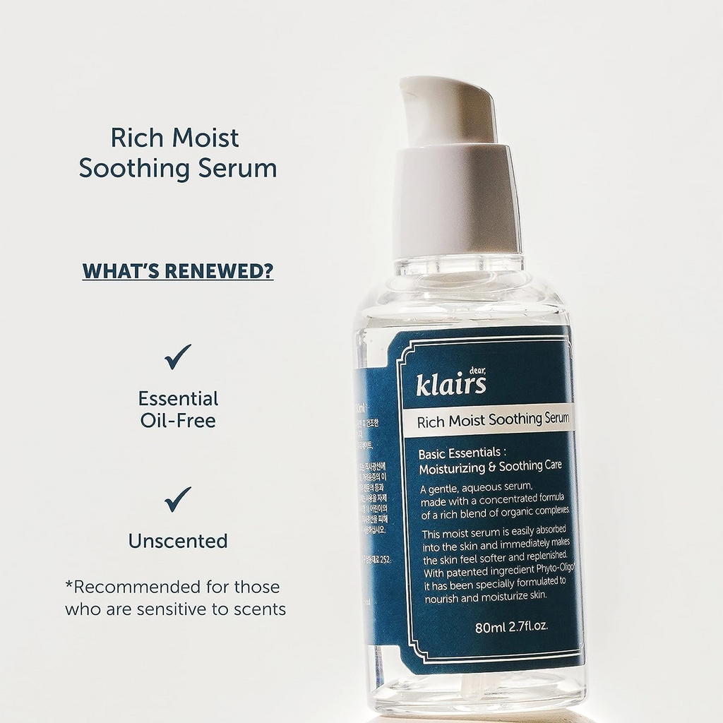 Key Benefits of Dear, Klairs Rich Moist Soothing Serum
